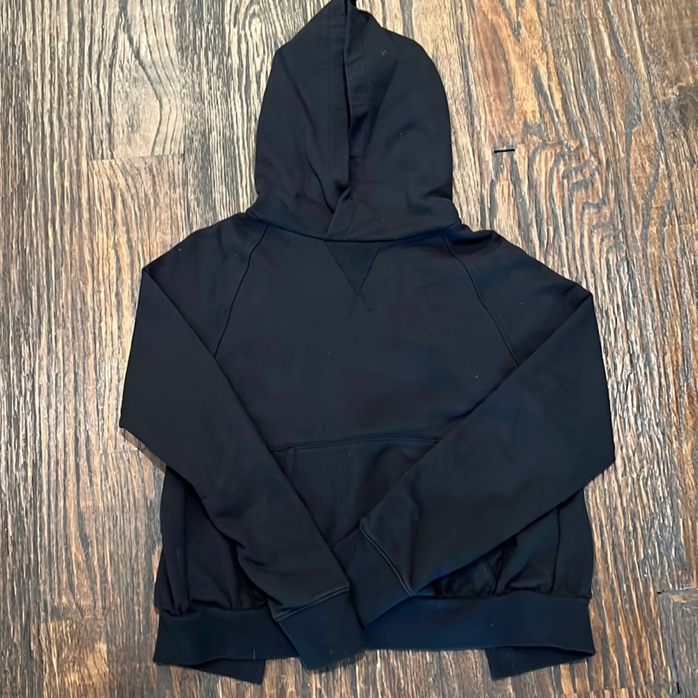 Athleta Cotton Hoodie with Split Back Size S